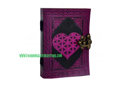 Celtic Heart Handmade Book Of Shadows Wicca Leather Bound LOVE Journal Beautiful Gift For Valentine Day Or Christmas  Gift